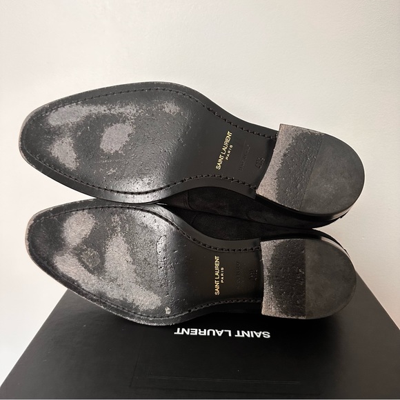 Saint Laurent Wyatt Jodhpur boots black suede size 41.5/8.5 - Picture 4 of 8